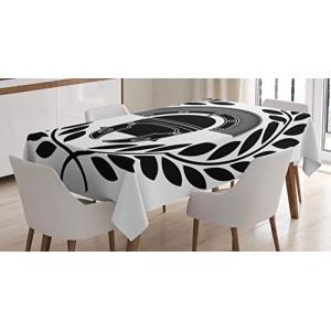 ABAKUHAUS Retro Mantele, Griego, Estampado con la Última Te…