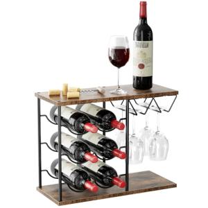 Nuovoware Estantes de Vino para Encimera, Porta Botellas de…