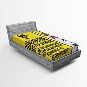 ABAKUHAUS Zombi Sábana Elastizada, Peligro de cuarentena, S…