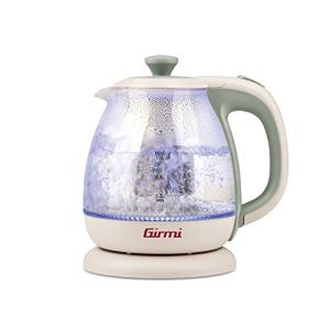 Girmi BL41 Hervidor y Tetera de Vidrio, 1100 W, Filtro Desm…