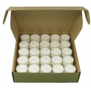 Velas de Cera de Colza Natural Candelitas en Taza Transpare…
