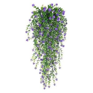 LIANRISES 2 Plantas Artificiales Colgantes Enredaderas Arti…