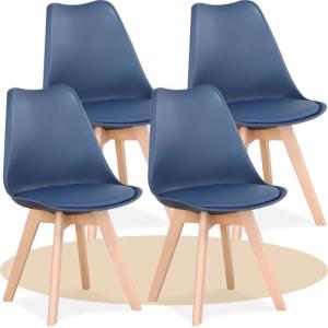 Dekohome Pack de 4 Sillas de Comedor, Sillas de Cocina con…