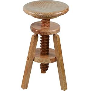 Aranaz | Taburete Giratorio | Taburete de Madera Redondo |…