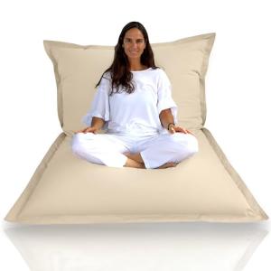Aiire Puff Exterior XXL 160x120 - Puf Gigante con Relleno I…
