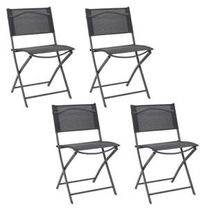 HOME DECO FACTORY, HDO0209, Lote de 4 sillas Elba Gris M4,…