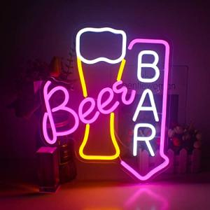 Wanxing Letreros de neon de cerveza para decoración de pare…