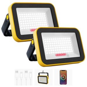 Foco LED Recargable, NATPOW Luz LED Trabajo Portátil USB co…