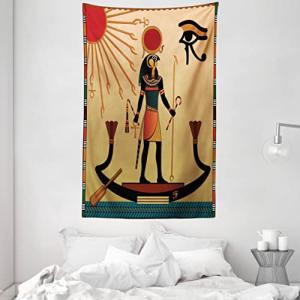 ABAKUHAUS Egipcio Tapiz de Pared y Cubrecama Suave, Diseño…