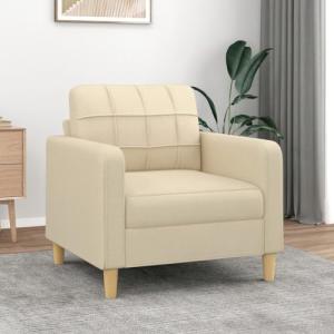 Gecheer Sillón crema de 60 cm, sofá moderno acolchado de 1…