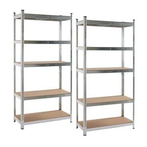 KG KITGARDEN KITHOME - Pack de 2 Estanterías Metálicas de A…