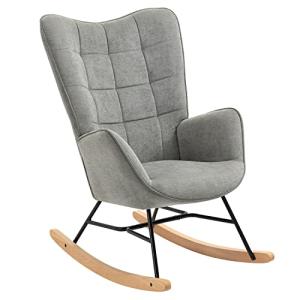 MEUBLE COSY Sillas Mecedora Escandinavo Sillón Relax Especi…