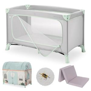 hauck Dream N Play Plus Cuna de Viaje Bebé con Pack de Acce…