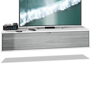 Vladon Mueble televisor Lana 140 Mueble de Pared para telev…