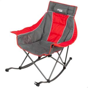 AKTIVE - Silla Mecedora Plegable Camping, De Acero y poliés…