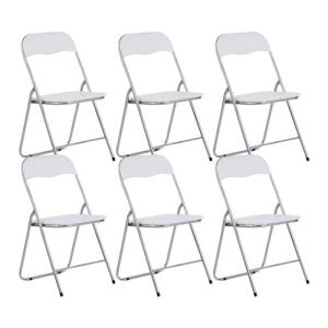 7H SEVEN HOUSE Pack 6 Sillas Plegables Acolchadas Basic 44x…