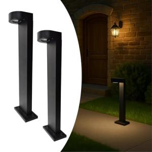 LED ATOMANT Pack 2x Balizas Exterior Jardin 7W, color blanc…