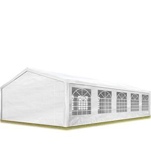 TOOLPORT Carpa para Fiestas 5x10 m en Blanco Lona PE 350 N…