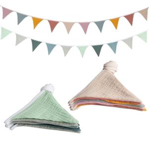 AiQInu 2 Piezas Banderines Tela, Banderines de Fiesta, Deco…