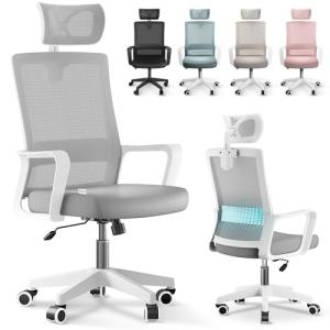 JUPPLIES Silla Escritorio Ergonomica - Silla Oficina Ajusta…