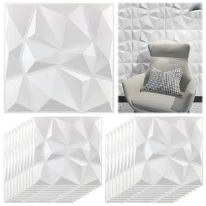 20 Piezas Panel de Pared de 3D Diamante 30 x 30 cm para Dec…