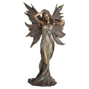 BY SIGRIS Origen Home Decor Figura Hada Mano Cabeza Bronce…