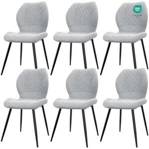 JIJIAN Pack de 6 Sillas de Comedor, Sillas de Cocina, Silla…