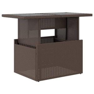 vidaXL Mesa de Jardín Superficie de Vidrio, Mesita de Centr…