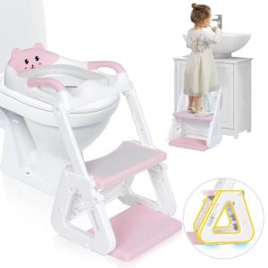 Orzbow Ajustable Adaptador Wc Niños con Escalera,Estabiliza…
