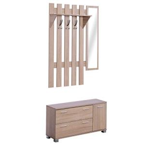 HOMCOM 3 EN 1 Conjunto de Muebles de Entrada Recibidor Pasi…