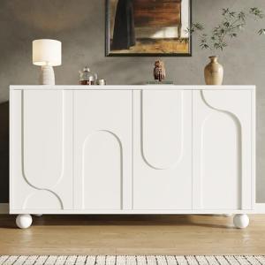 SUKY Armario de 120 × 35 × 71 cm, color blanco, armario de…