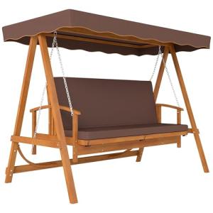 Outsunny columpio Hollywood 2 en 1 con función reclinable,…