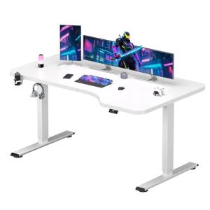 SANODESK QS-Gaming Escritorio Elevable Eléctrico 160x75 cm,…