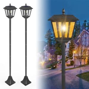 Artrastar LED Faroles Solares para Exterior con Estaca, Lám…