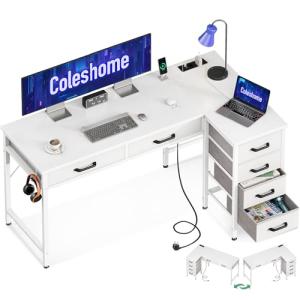 Coleshome Escritorio de Esquina para Computadora de 126x80…