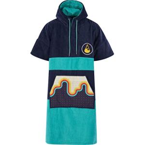 WAVE HAWAII Poncho Bluebow Surf Poncho 100% algodón para es…