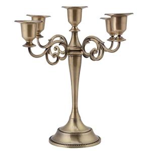 Pretfy 5 Candelador de Aleación de Armas, Candelabra Estilo…