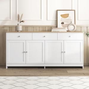 Mueble de cocina con 3 cajones y 4 puertas, armario buffet…