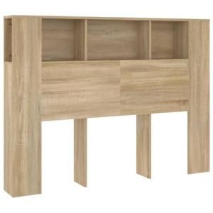 vidaXL Mueble Cabecero Armario de Cama con Almacenaje Pared…