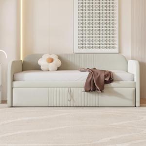 SUKY Cama tapizada sofá cama extensible 90/180 x 190 cm, co…