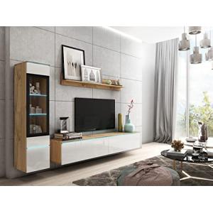 PIASKI Conjunto de Muebles de salón Vera I, iluminación LED…