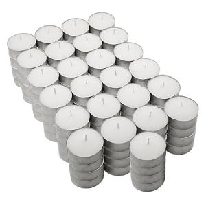 COM-FORT HOUSE | Velas de te Blancas | Pack velas de 100 Un…