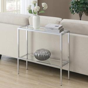 Convenience Concepts Nadia - Mesa de entrada cromada de 31.…