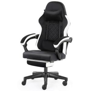 ADOV Silla Gaming Ergonómica con Reposapiés, Silla Gamer 90…