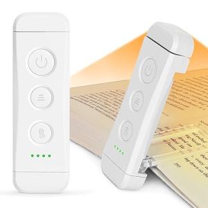 Glocusent Luz Lectura Recargable USB, Lampara de Lectura LE…