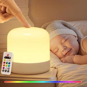 Luz Nocturna Infantil Luz Bebe Nocturna,10 Colore Dimmable…