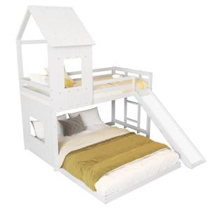 KecDuey Litera con tobogán, cama de 90 x 200 cm y 140 x 200…