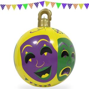 Bolas de Mardi Gras de 24 Pulgadas de PVC inflables Decorac…