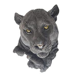 P Prettyia Estatua de cabeza de animal realista, artesanías…