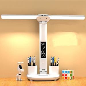 KISUFU Lampara Escritorio con Cabeza Doble, 3200mAh LED Reg…